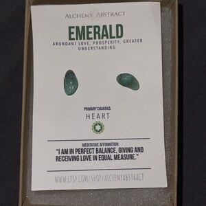 Emerald Green Stud Earrings